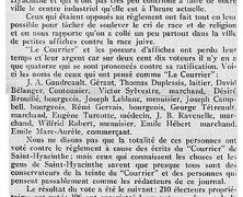 «Un échec pour « Le Courrier »»