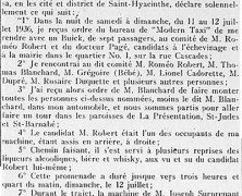 «Une déclaration assermentée»