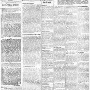 «Page éditoriale du Courrier en 1940»