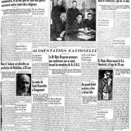 «La une du Courrier en 1941»