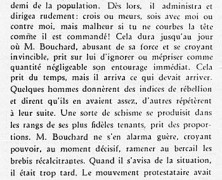 «Régime chancelant; Histoire d’un schisme»