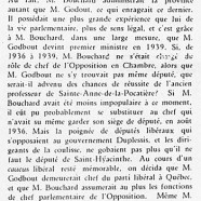 «M. Bouchard au Sénat; M. Bouchard et ses collègues»