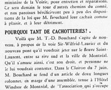 «Petits chemins s&rsquo;élargissent; Pourquoi tant de cachoteries?»