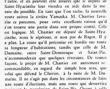 «Quand M. Dumaine dormait; Le simple bon sens; Le Clairon gaffe»
