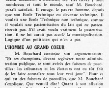 «On le reconnait bien!; Encore l&rsquo;École technique; L&rsquo;Homme au grand coeur; Mauvais précédent»