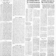 «La page éditoriale du Courrier en 1948»