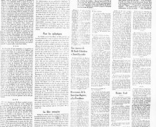 «La page éditoriale du Courrier en 1948»