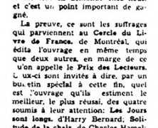 «L’ouvrage de notre directeur tient la tête»