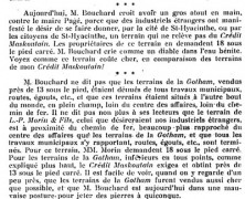 «M. Bouchard ne démord pas»