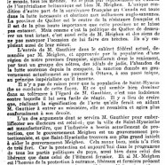 «La signification d’un acte politique: M. Gauthier et la population de Saint-Hyacinthe»