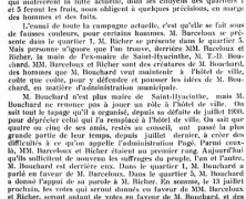 «La campagne municipale»