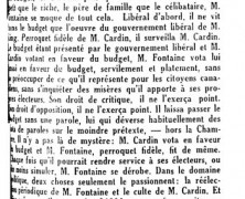 «Cette larve politique»