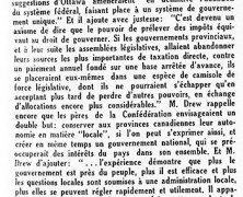 «L&rsquo;honorable George Drew et l&rsquo;autonomie provinciale»