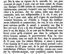 «La taxe de vente»