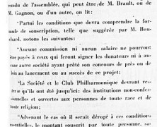 «La Société philharmonique dans de mauvais draps»