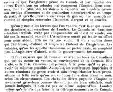 «Retour de M. Bennett»