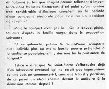 «M. René Saint-Pierre songe-t-il à quitter la politique?»