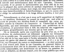 «Le règlement de circulation»