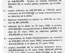 «Le huitième surplus consécutif à Québec»