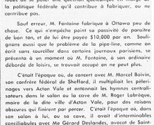 «M. Joseph Fontaine et le pipe-line»