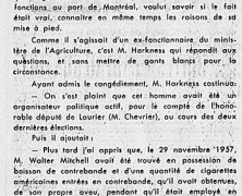 «M. Chevrier dans de beaux draps, par sa faute, sa très grande faute»