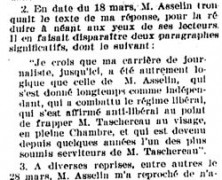 «M. Olivar Asselin revient encore à la surface»