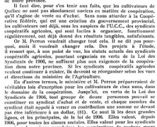 «Les syndicats agricoles»