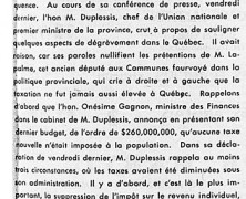 «Le gouvernement de Québec est celui qui taxe le moins»