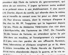 «L’École de médecine vétérinaire bientôt dans ses meubles»