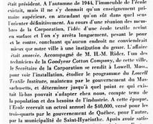 «La grande réussite qu’est l’École des textiles»