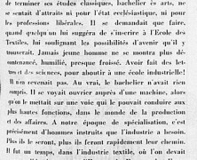 «Ceux-là qui boudent l’École des textiles»