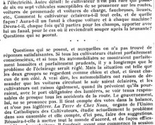 «Autos et cultivateurs»
