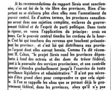 «Le sort du Canada»