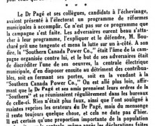 «L’élection de lundi»