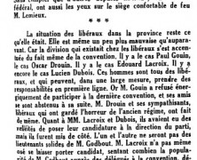 «La convention libérale»