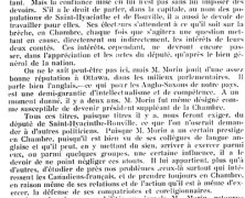 «M. René Morin, député»