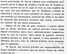 «L’honorable Paul Sauvé est un homme d’action»