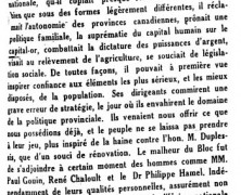 «Le Bloc populaire s&rsquo;est tué»