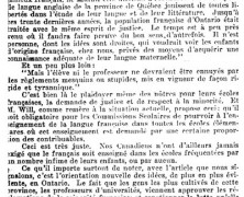 «La question scolaire: des idées plus saines»