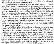 «Pour l&rsquo;agriculture»