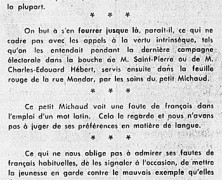 «Réflexions sans malice»