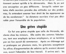 «Le syndicalisme et la politique; Pas désirable, la dictature ouvrière; Une grève stupide; Dangers de la semaine trop courte»