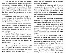 «Selon M. Éric Kierans, il y a des leçons à tirer de l’idée séparatiste»