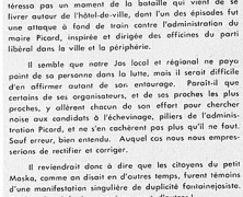 «L’art de dire blanc et noir en même temps, et surtout rouge»