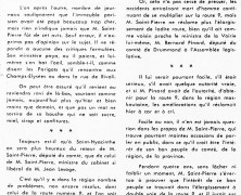 «Devenu ministre, M. René Saint-Pierre se moque de la route numéro 9»