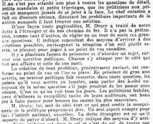 «M. Drury à Ottawa»