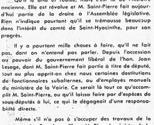 «De qui M. René Saint-Pierre veut-il se moquer?»