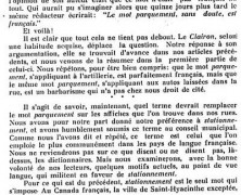 «Nous y revenons»