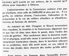 «La Commision scolaire pourra continuer son beau travail»