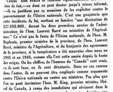 «Le gouvernement ne saurait être responsable de la température»